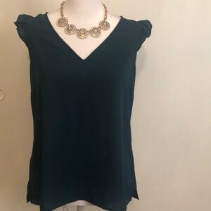 J.Crew flutter-sleeve blouse